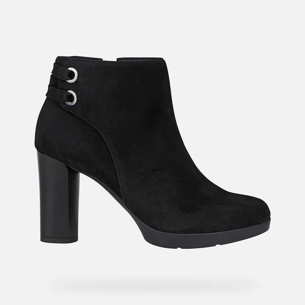 Bottines Geox Anylla - Noir - Femme 061832-ETH